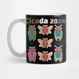 "Cicada 2024" Chronicles,  cartoon design, T-Shirt Mug